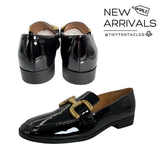 NEW Nine West Lilma Loafer Women's Size 8.5 in Black Patent - Picture 3 of 4